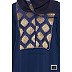 Chic style Abaya- Navy blue
